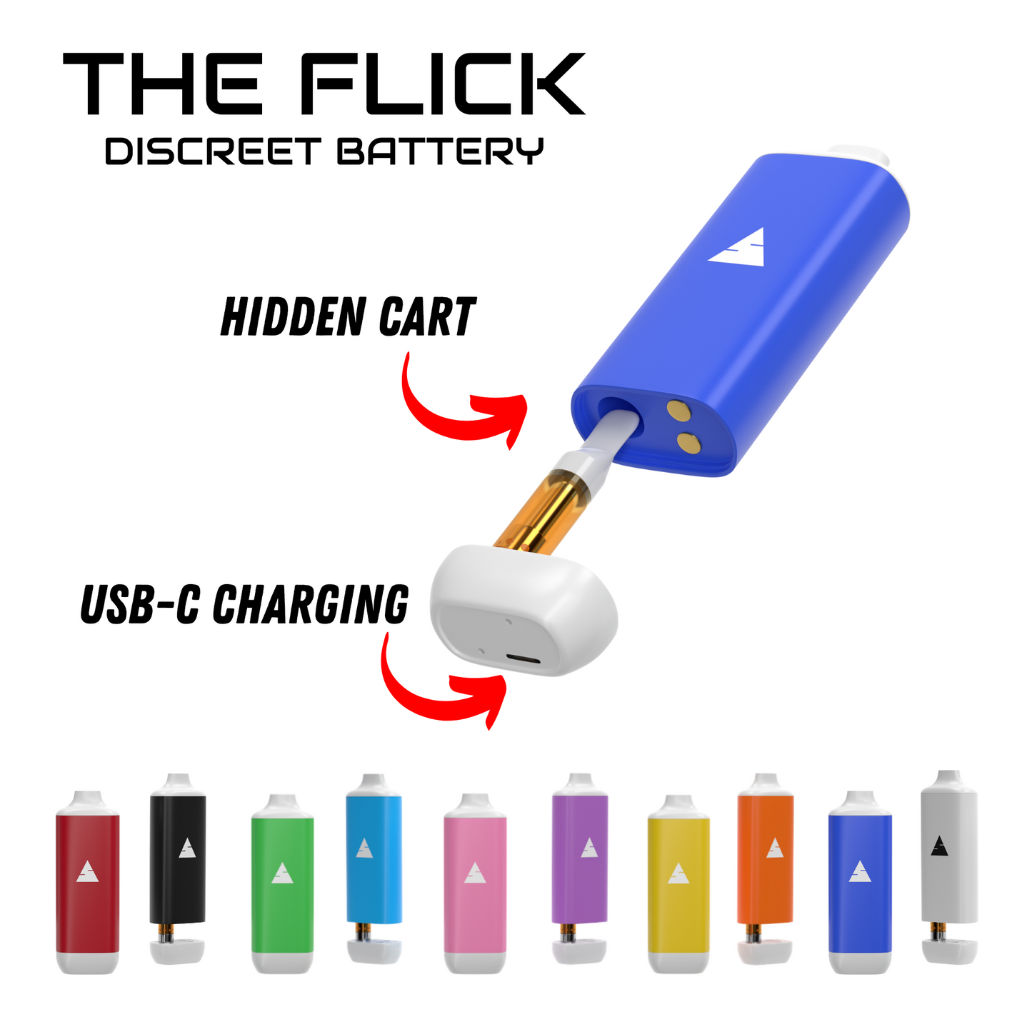 Flick Battery - Discreet 510 Thread